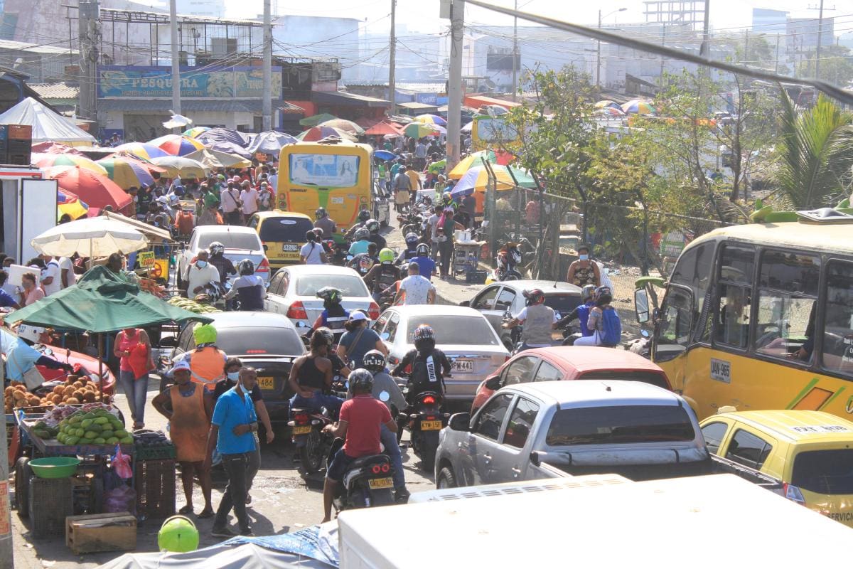 Aglomeraciones en Bazurto: pesadilla de Semana Santa