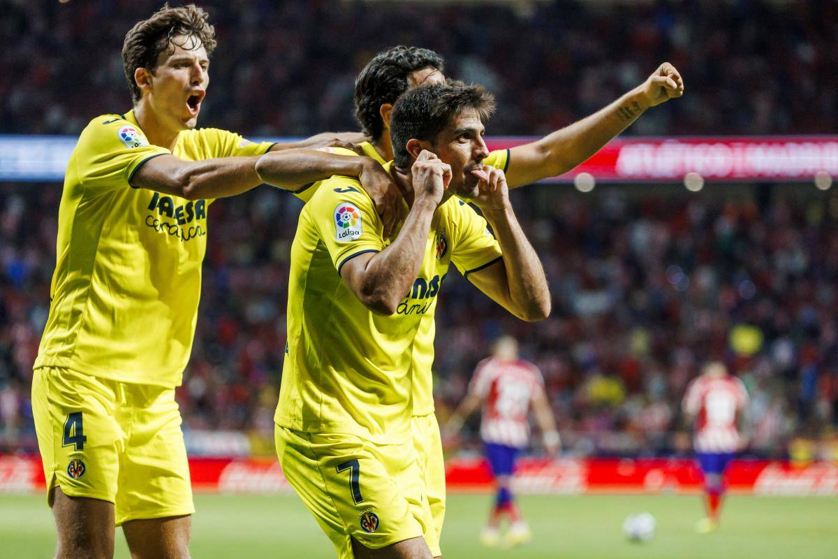 Villarreal tumba 2-0 al Atlético de Madrid, en la Liga de España