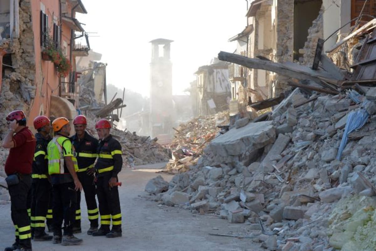 El terremoto que dejó al menos 291 muertos y unas 2.500 personas sin sus casas. AFP ANDREAS SOLARO.