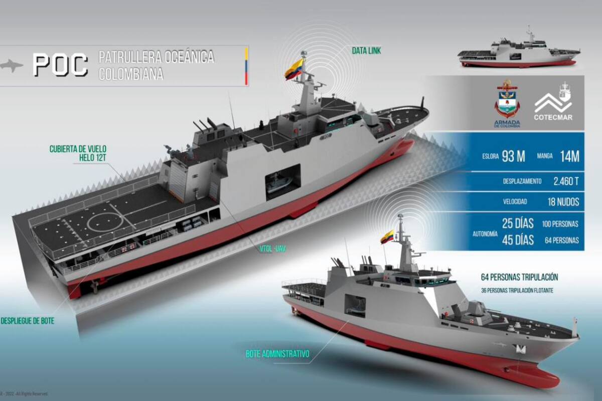 “La Armada necesita buques”, Cotecmar construye nueva patrullera