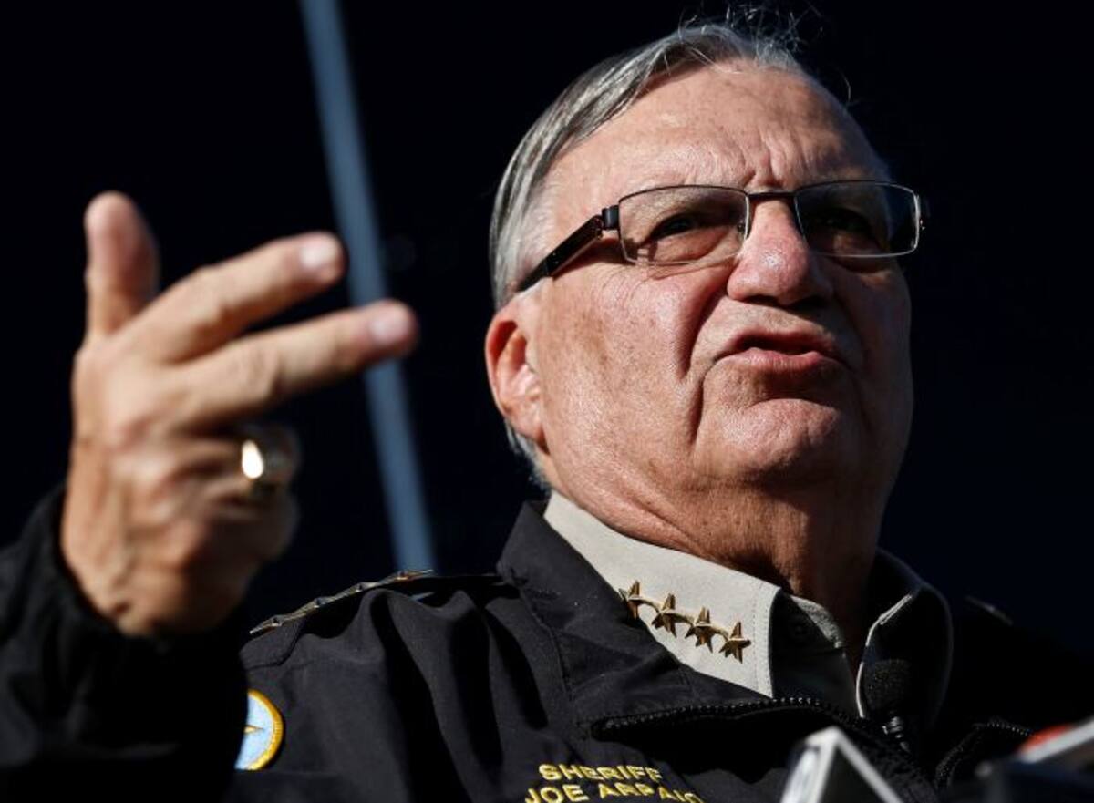 Joe Arpaio, alguacil del Condado Maricopa, Arizona. AP Ross Franklin