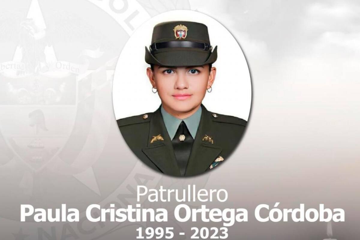 Ella era Paula Cristina Ortega Córdoba, policía y madre asesinada por sicarios