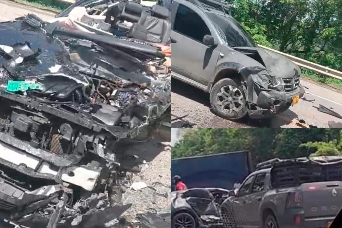 Video: Un muerto y 3 heridos en brutal choque de carro contra furgón