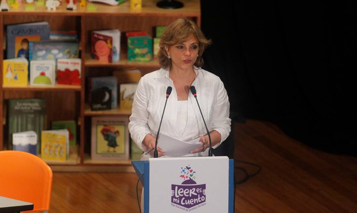 María Fernanda Campo, ministra de Educación. EL UNIVERSAL, ÓSCAR DÍAZ