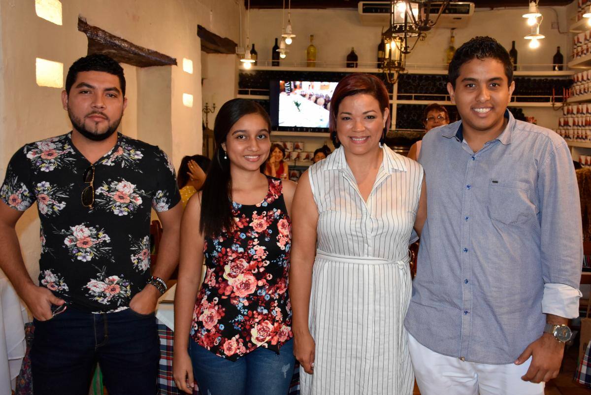 Néstor Castellar, Wendy Chimá, Jackeline Pájaro y Javier Ramos.