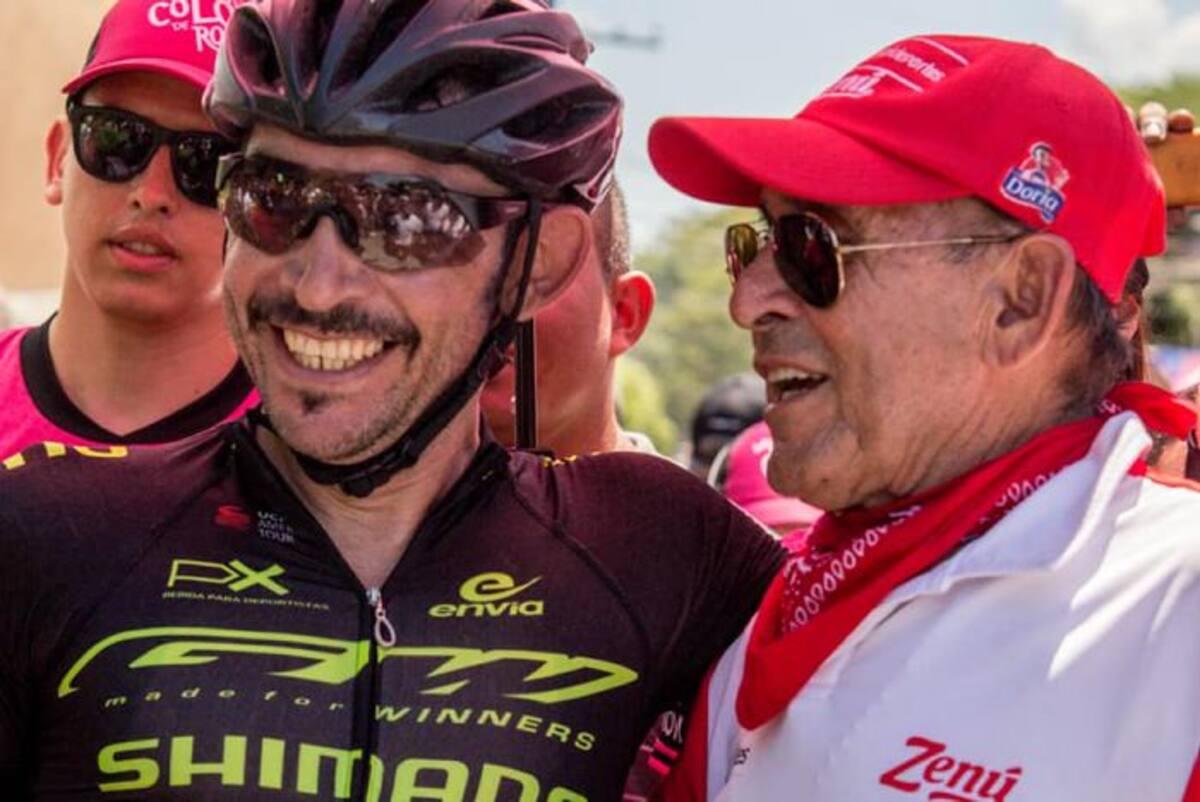 El sucreño José serpa con Martín Elilio Cochise Rodríguez. Cortesía