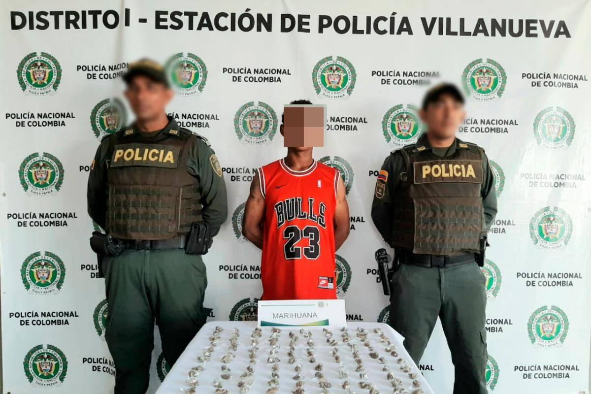 ‘El Culón’ fue sorprendido con papeletas de marihuana: Policía lo pilló