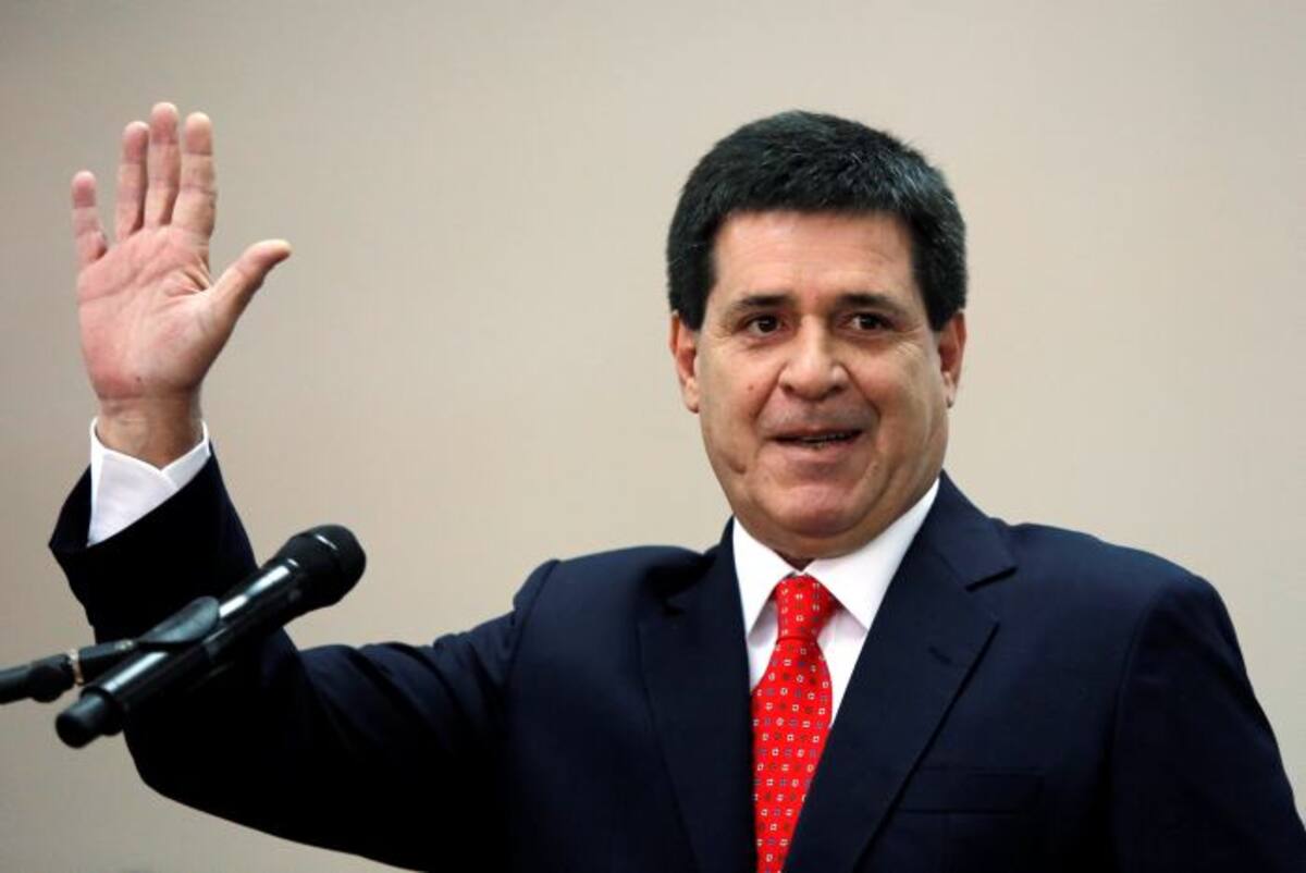 Horacio Cartes. AP Jorge Saenz