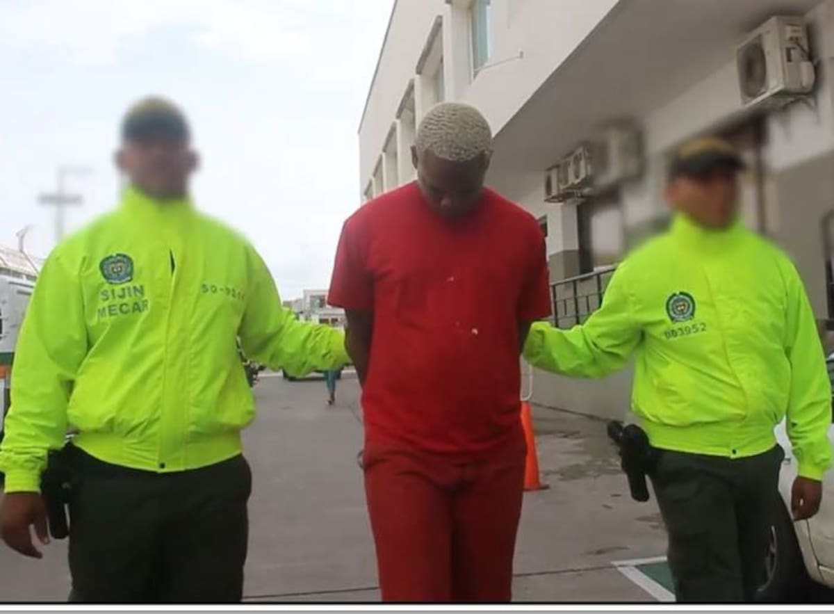 Leider Miranda Valedez, alias 'El Bola', capturado. Cortesía.