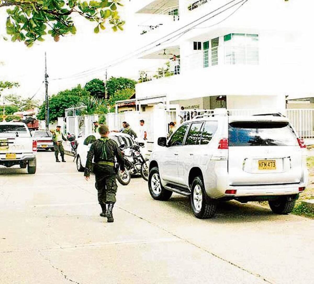 En este sitio del Recreo se registró el robo de 30 millones de pesos.