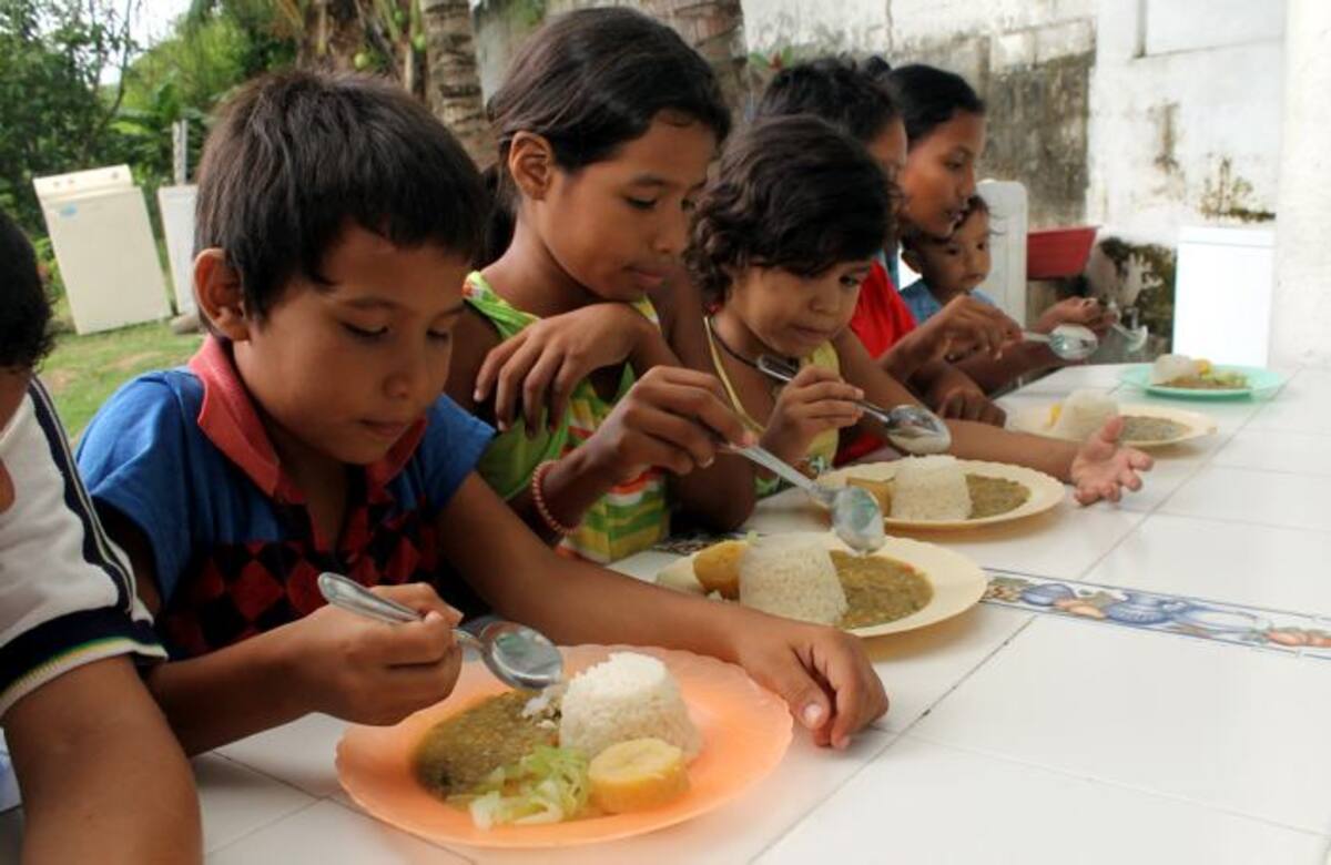 Los comedores comunitarios se mantienen con los alimentos del Banco para beneficiar a 1.700 niños y niñas sincelejanos.