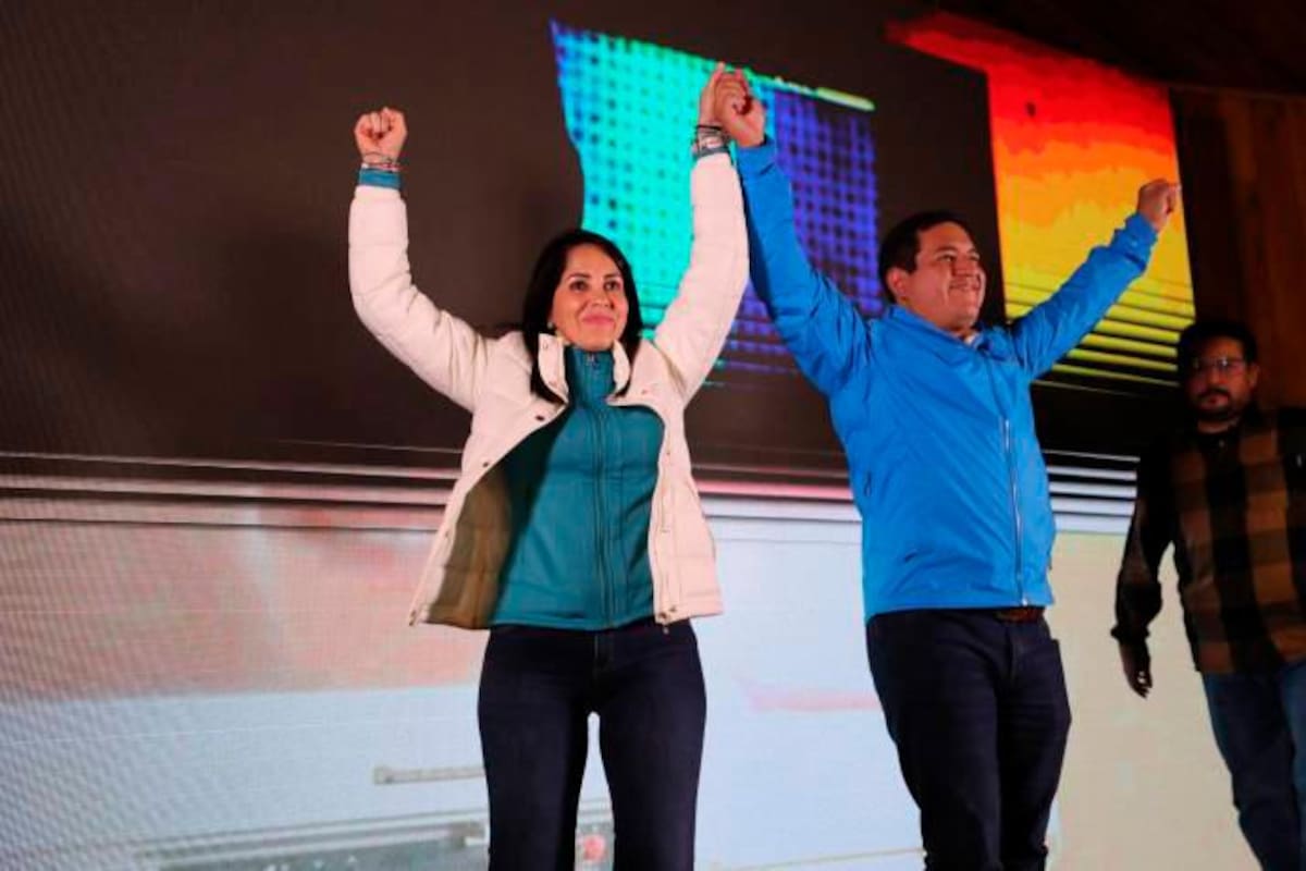 Luisa González y Daniel Noboa: irán a segunda vuelta por presidencia de Ecuador