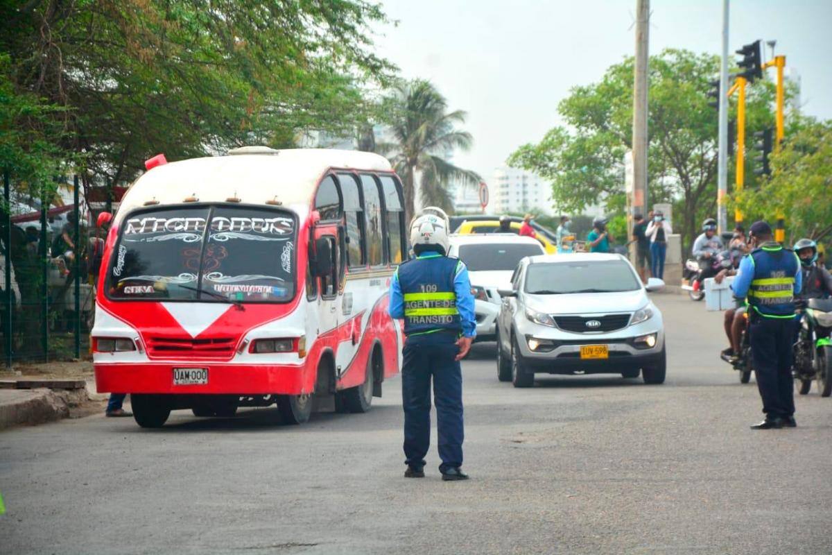 Controles al Transporte Público Colectivo en Cartagena