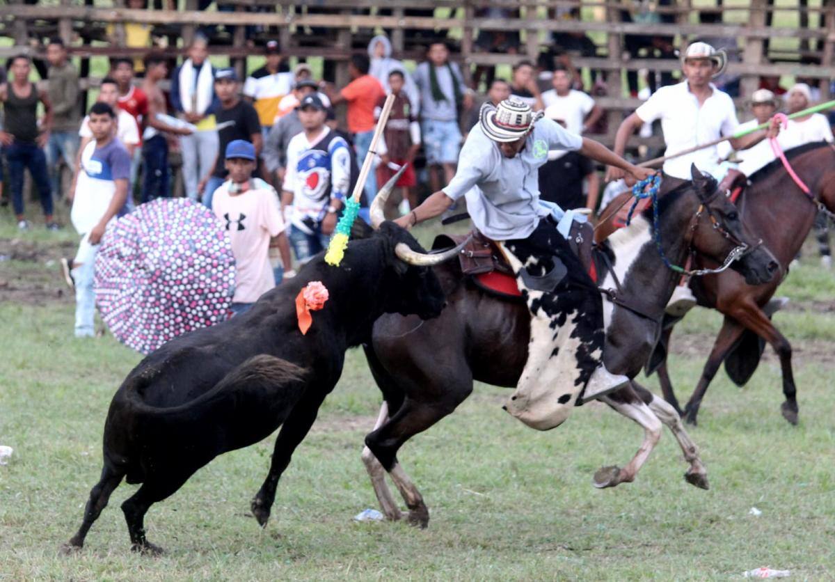 José Yépez se destacó al clavar las mejores banderillas a caballo de la primera tarde. //Manuel Santiago Pérez.