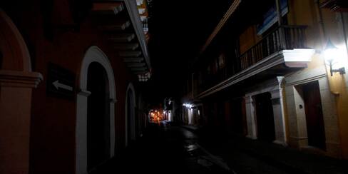 La calle de La Moneda volvió a quedar en la oscuridad