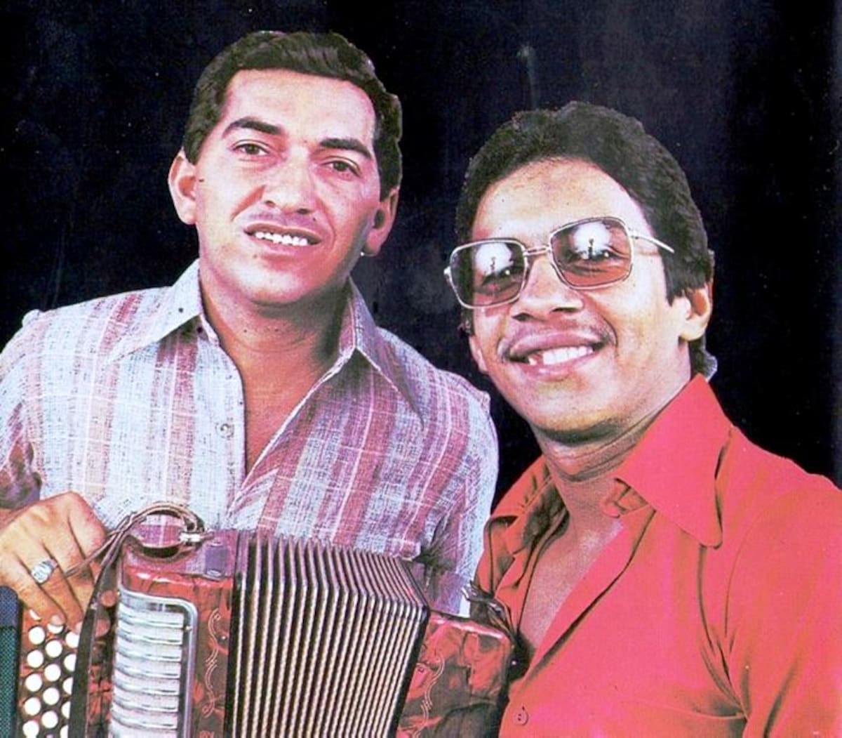 Elberto 'El Debe' López y Diomedes Díaz. CORTESÍA