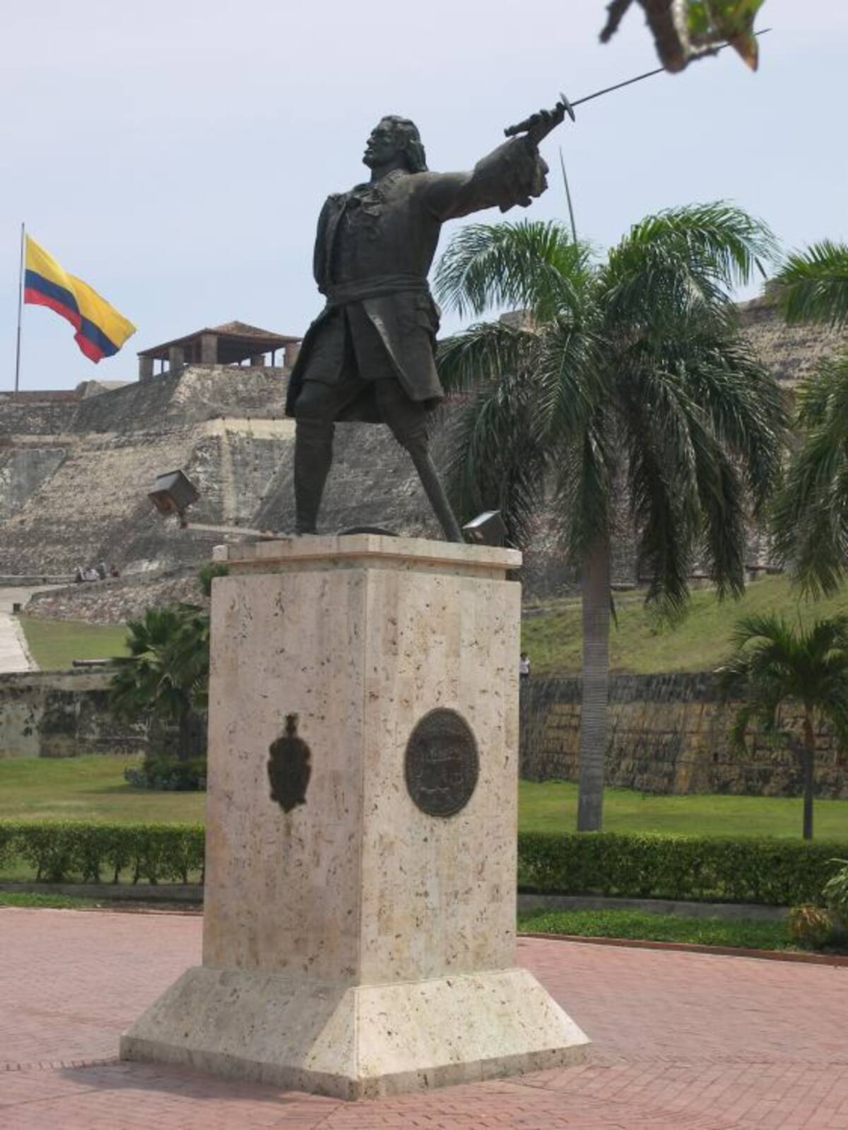 Estatua de Blas de Lezo en Cartagena. Archivo