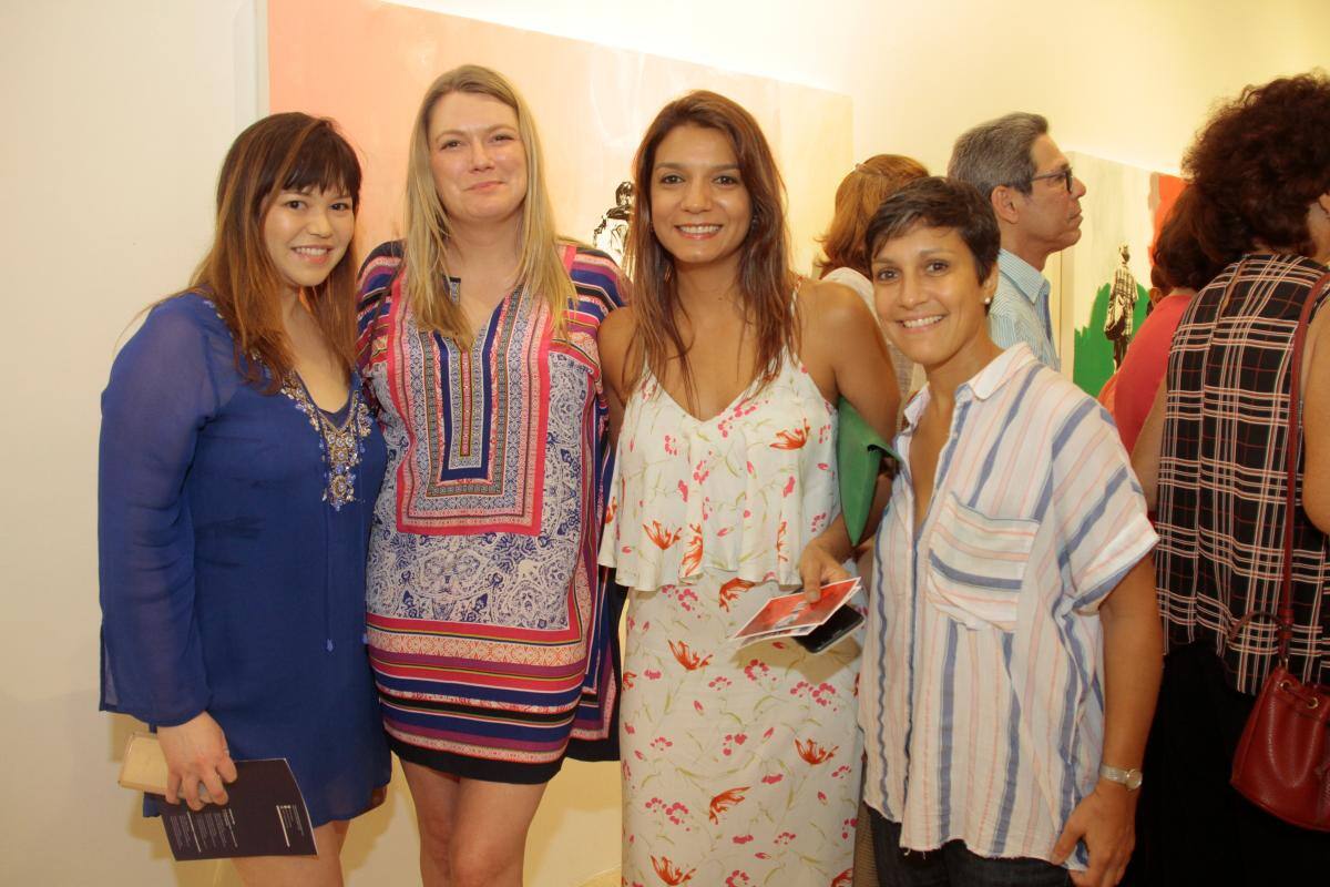 Kim Holmes, Mónica Padrick, María Angélica Delgado y Valerie Thuillier Espinosa.