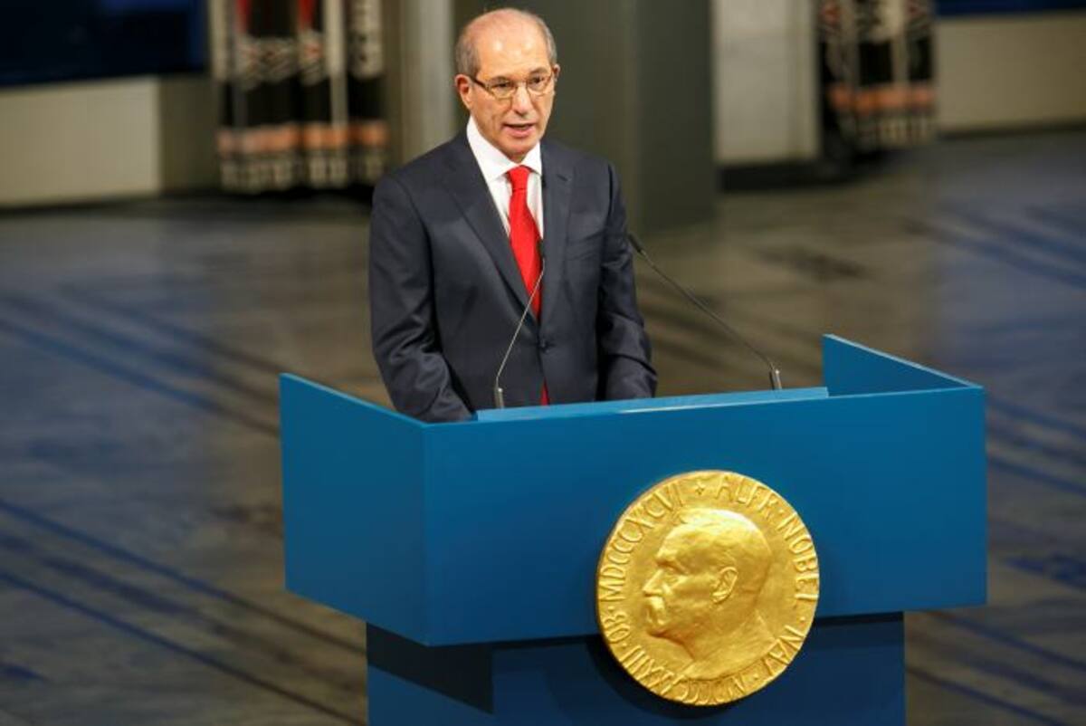 El Premio Nobel consiste en una medalla de oro, un diploma, y una dotación económica. AFP