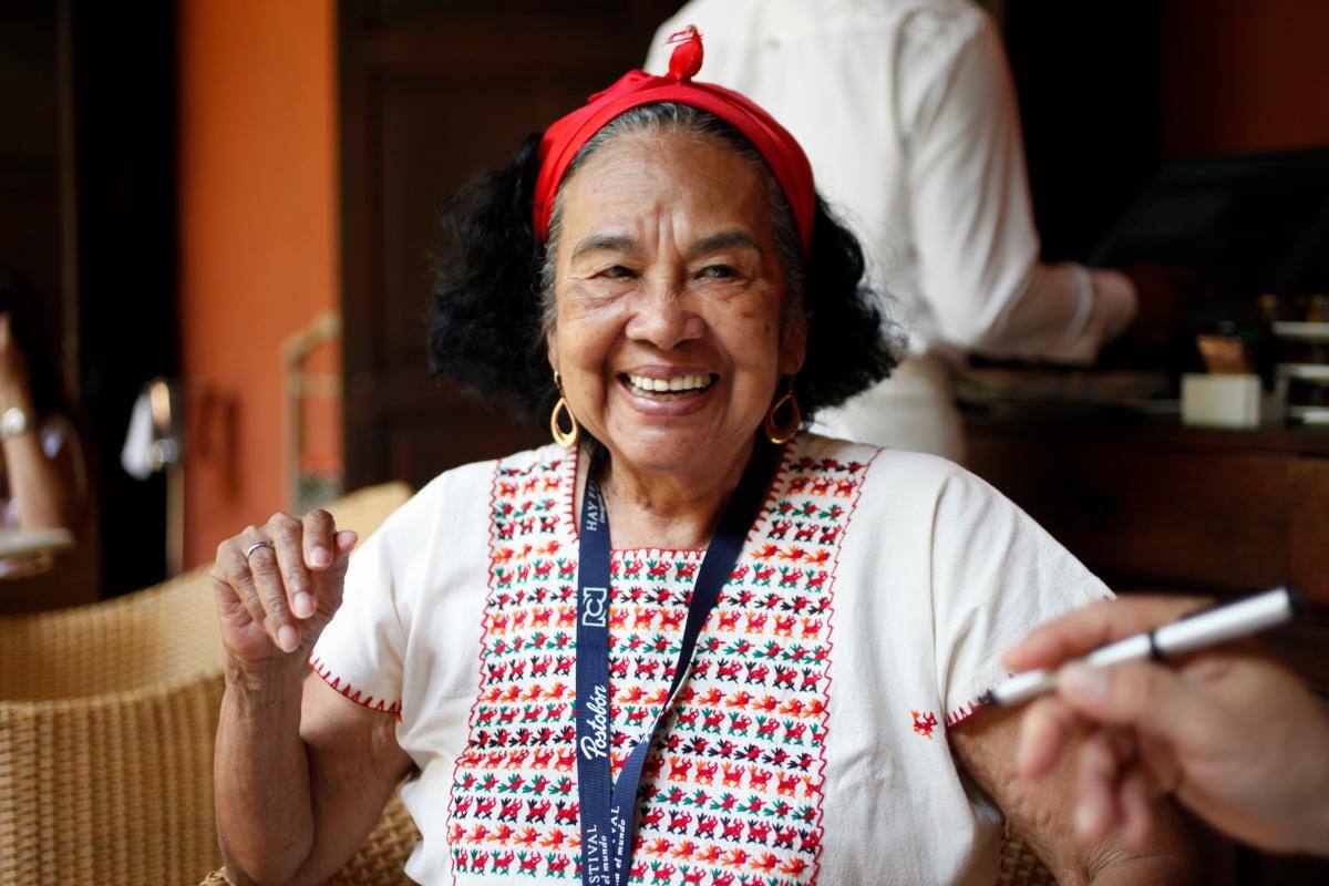 Totó, la Momposina, cantadora del Caribe colombiano. // Foto: Aroldo Mestre.