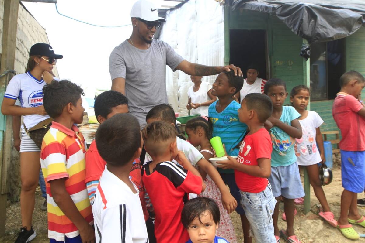 Julio Teherán alegró corazones en El Pozón. Julio Castaño/El Universal