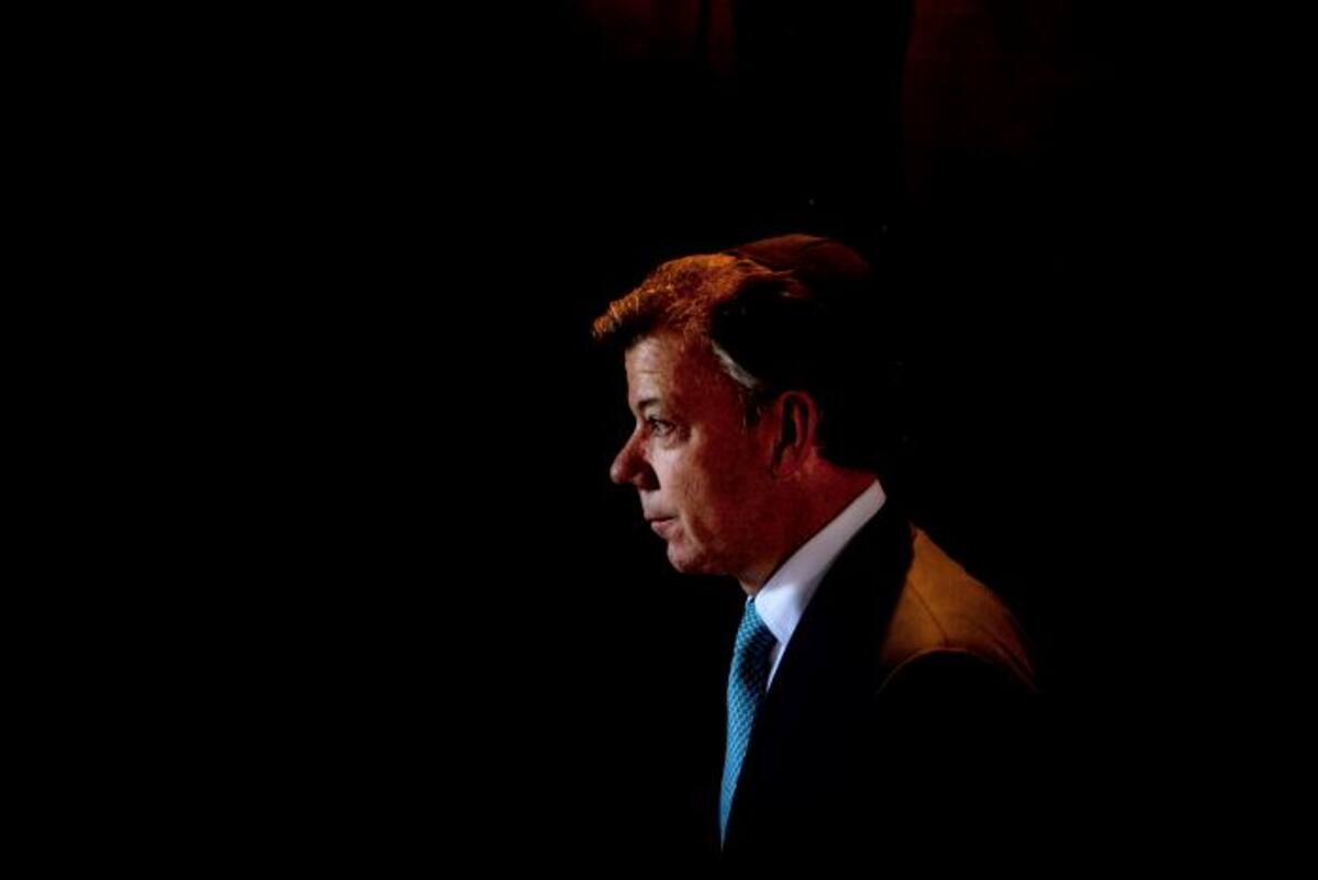 Juan Manuel Santos, presidente de Colombia. AP Sebastian Scheiner