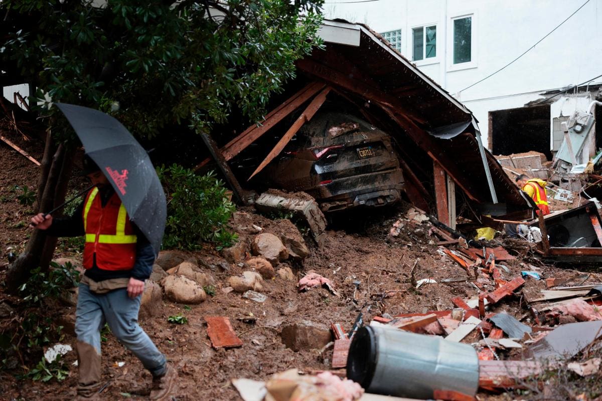 Tormentas en California: tres muertos y miles de casas sin electricidad