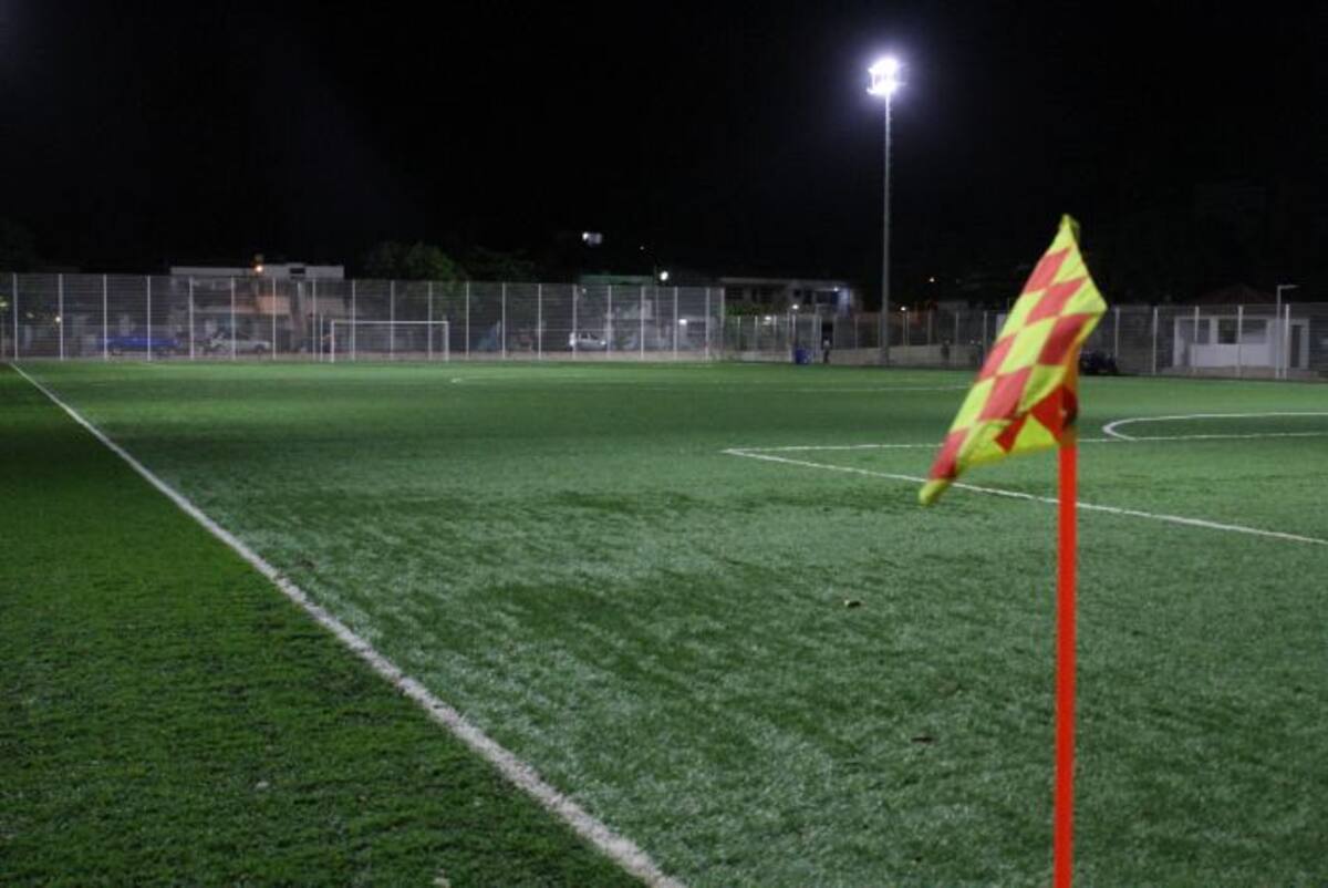 La cancha tendrá luces led de la última generación. Óscar Díaz/El Universal