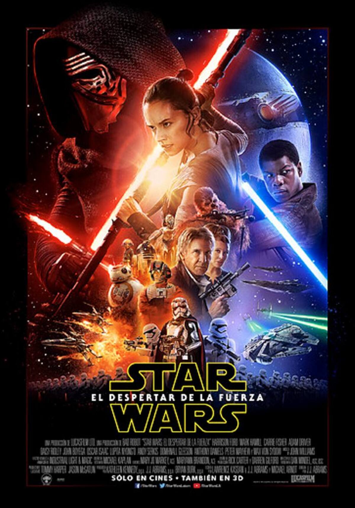 Seguidores de la saga "Star Wars" esperan su estreno COLPRENSA