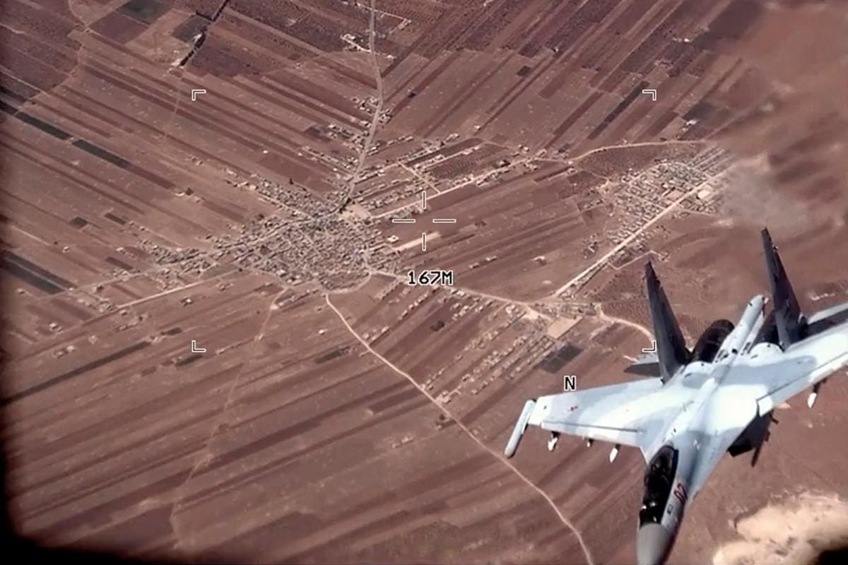 Video: EE. UU. publicó incidente entre cazas rusos y drones en Siria