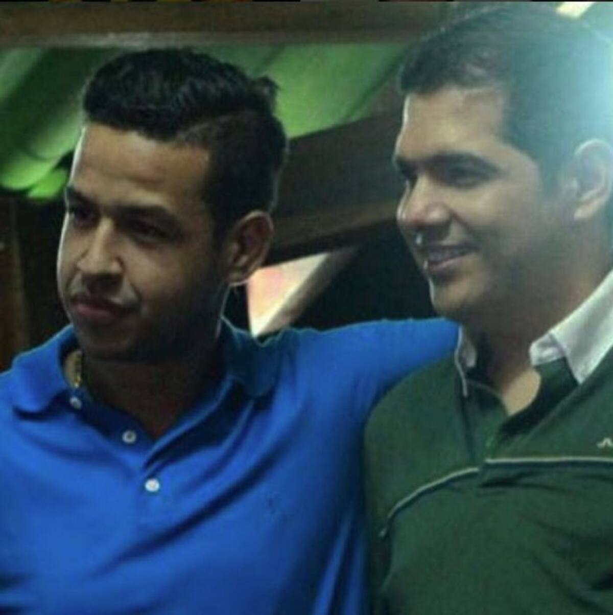 Con Peter Manjarrés. CORTESÍA