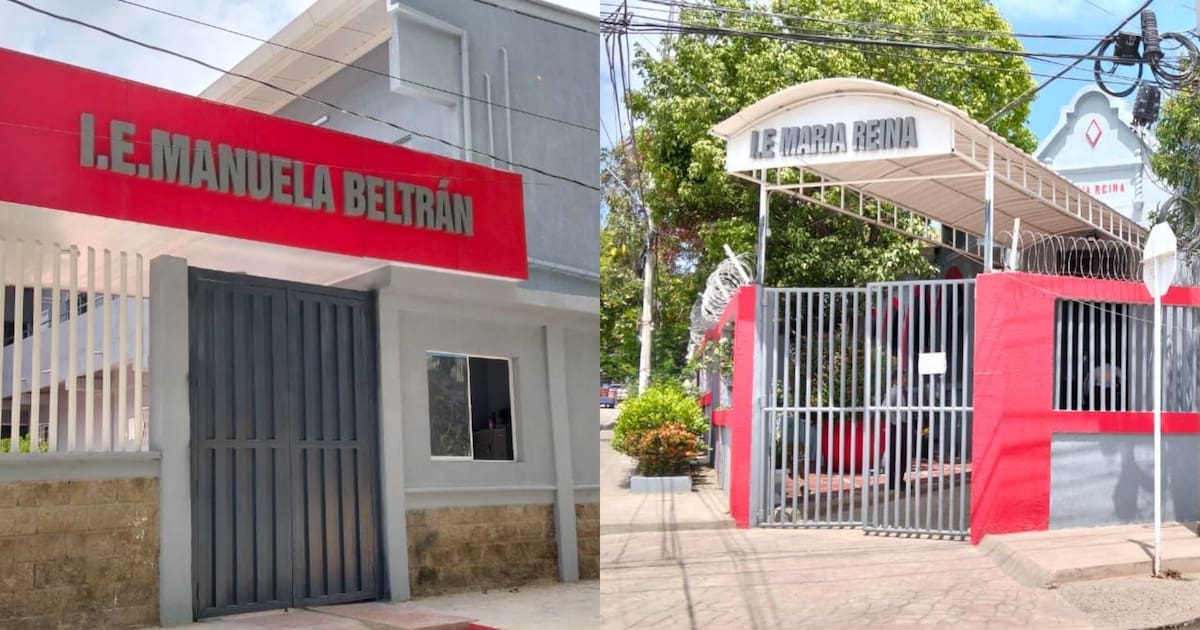Manuela Beltrán and María Reina Schools Will Reopen: This is the Date