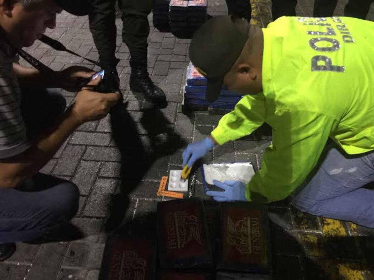 La droga decomisada tenía como destino inicial Costa Rica. CORTESÍA