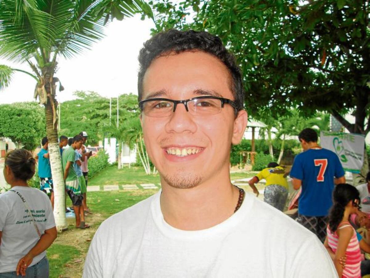 Farid María Echenique, del Movimiento Juvenil Salvatoriano. PEDRO TORRES-GENTE BAHÍA-EL UNIVERSAL