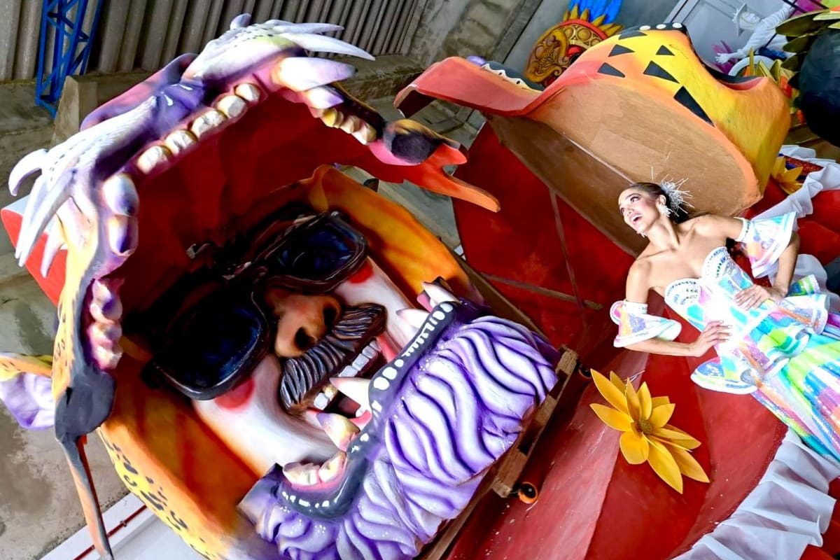 Carrozas del Carnaval 2024 exaltan el trabajo de artesanos de la Región Caribe