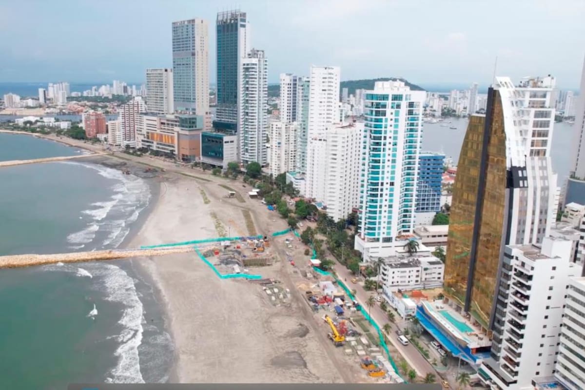 Nuevo freno para la señalización de nuevas playas de Bocagrande
