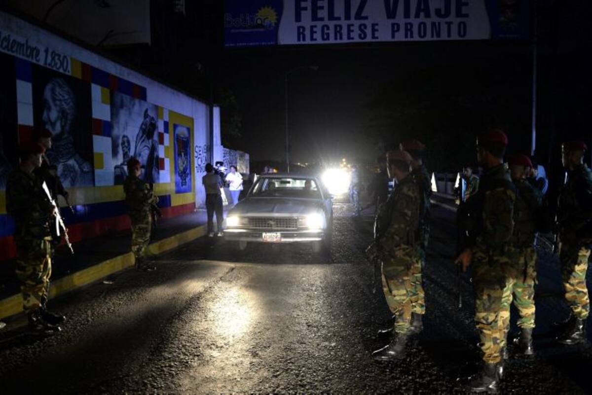 La decisión del cierre de la frontera fue tomada por el gobierno venezolano. AFP FEDERICO PARRA