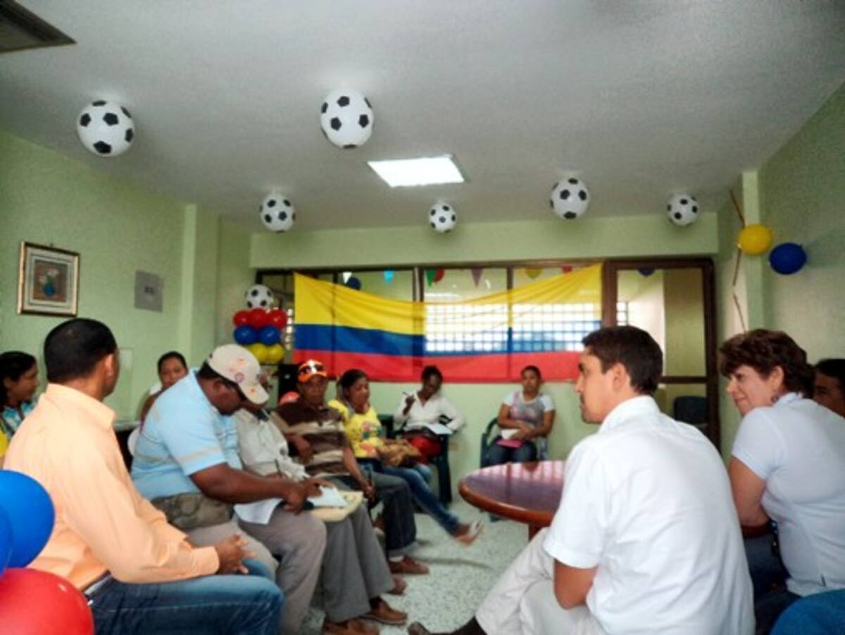 Distrito explica planes de Ceres a líderes de Localidad Dos. CORTESÍA