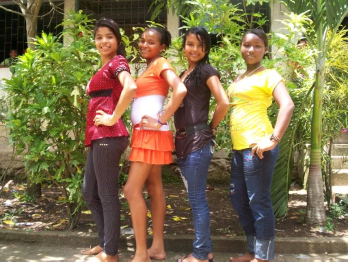 Giselly Paternina Castro, Dayiris Margarita Meza Jiménez, Yorlis Pájaro Dimas y Yusneidi Arnedo Segrera. ATILANO MEZA - EL UNIVERSAL