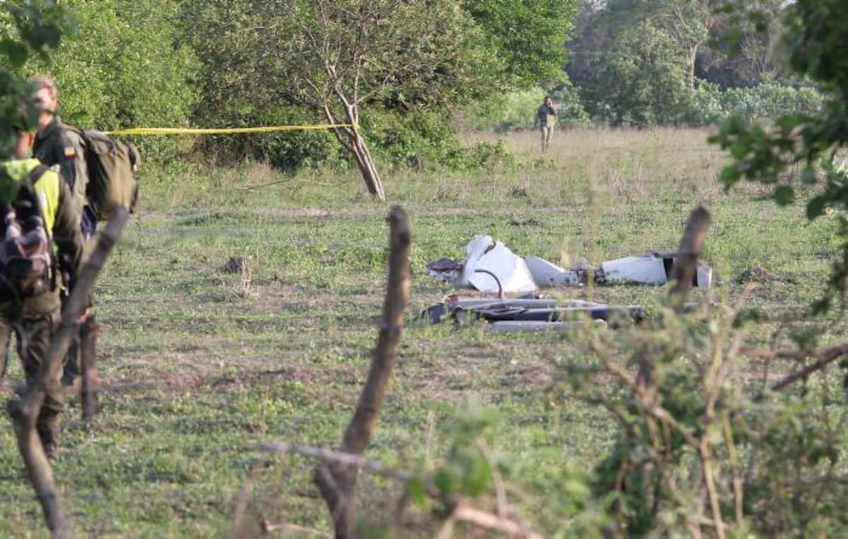 La nave cuando tocó tierra explotó CORTESÍA EL TESO BARRANQUILLA