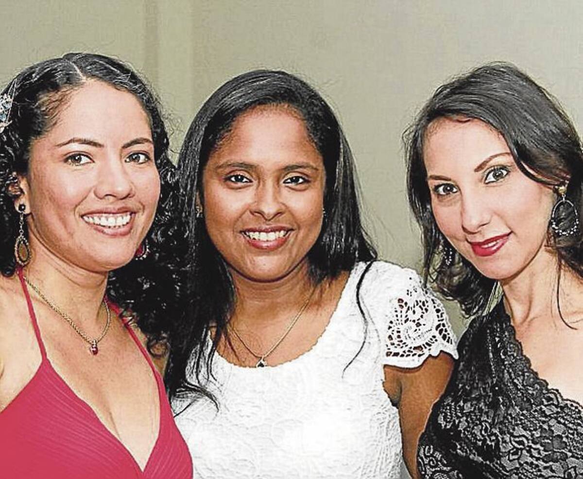 Ana Barrera, Sandra Guerrero e Iriam Ganem. CORTESÍA