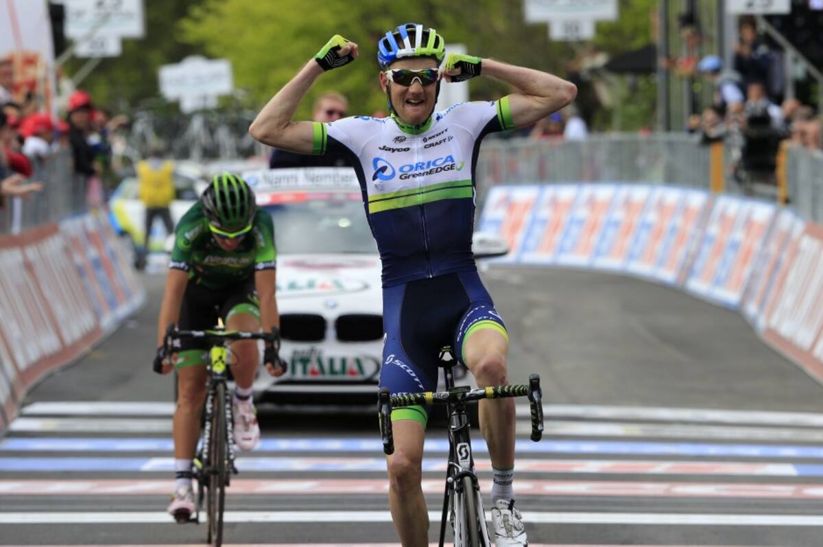 Pieter Weening, del equipo Orica. AFP LUK BENIES