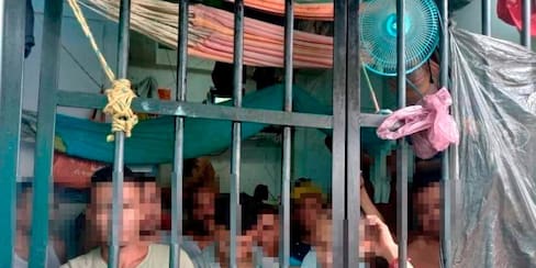 Preocupante hacinamiento en estaciones de Policía en Cartagena