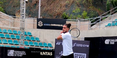 Nicolás Mejía y Adriá Soriano: cartas colombianas en el KIA Open de Tenis