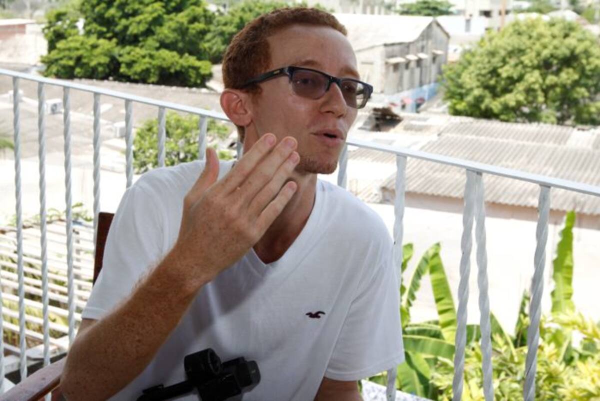 RAFAEL BOSSIO, COORDINADOR DE Cine Periferia. foto julio castaño