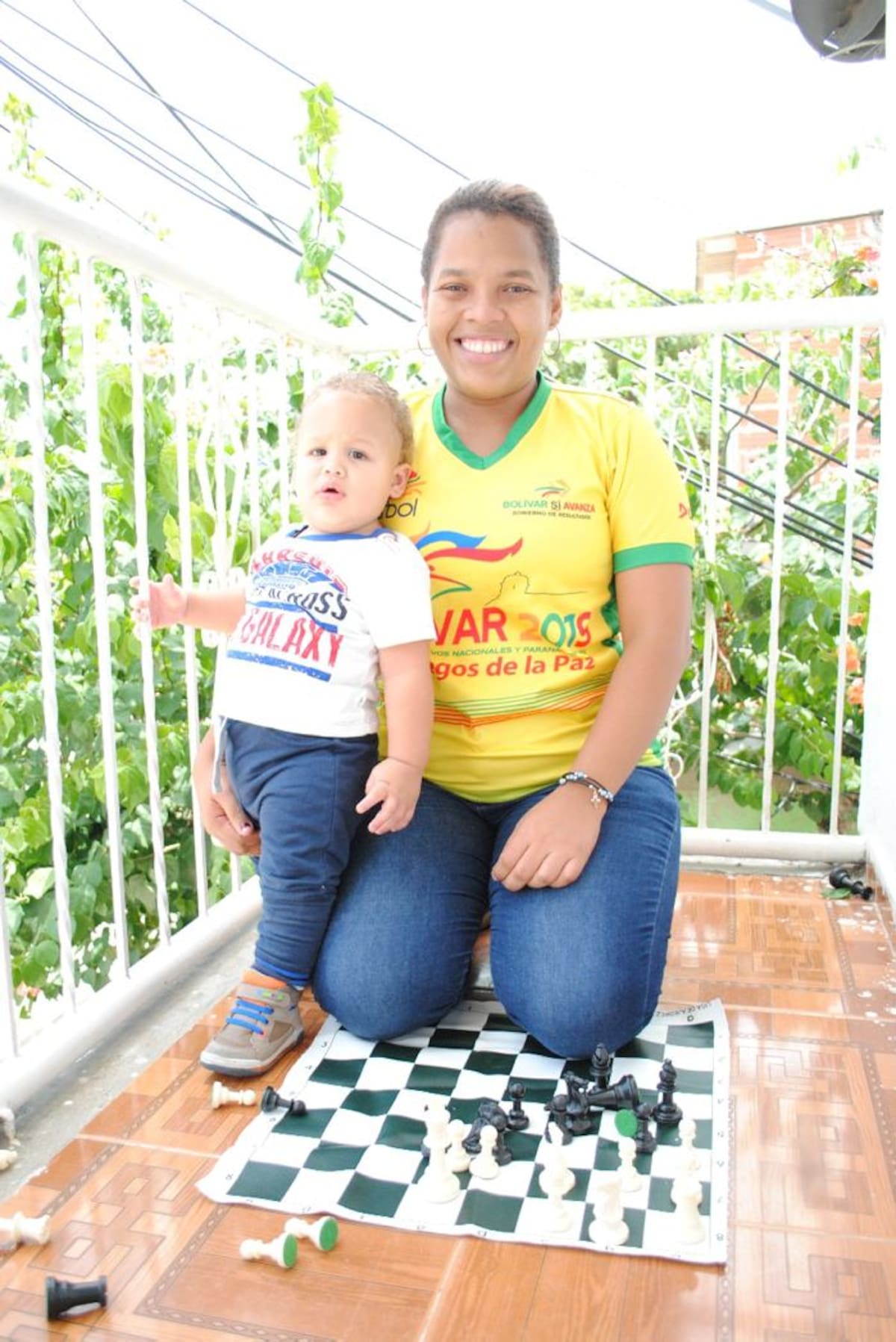 Ingris Rivera, ajedrecista. Archivo