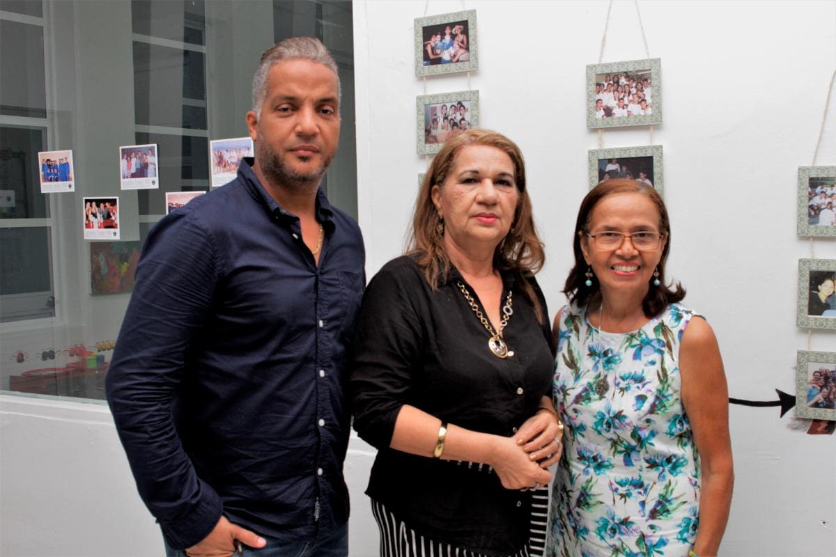 Julio Lorduy, Rosario Gómez y Cristina Martínez.