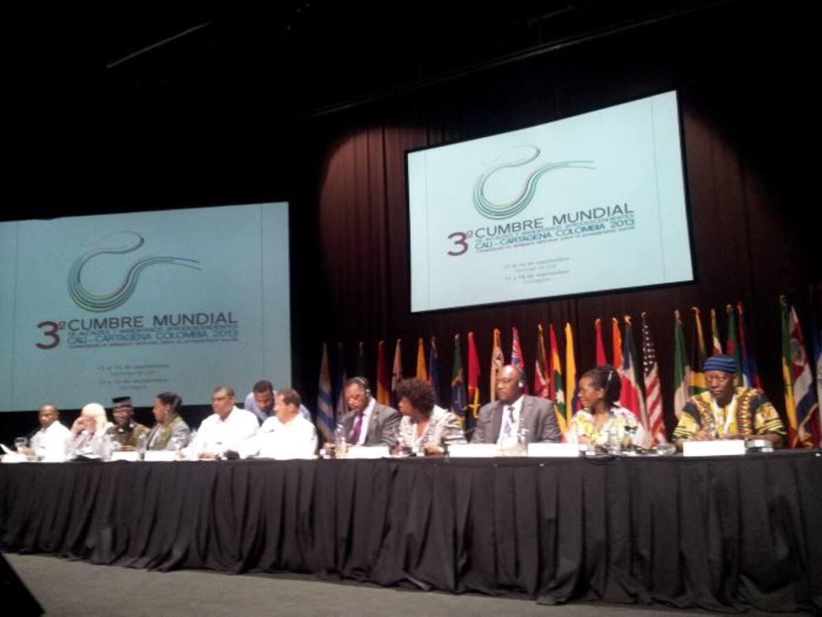 Clausura de la Cumbre de Mandatarios y Alcaldes Afrodescendientes. ANTONIO CANCHILA GARCÍA - EL UNIVERSAL
