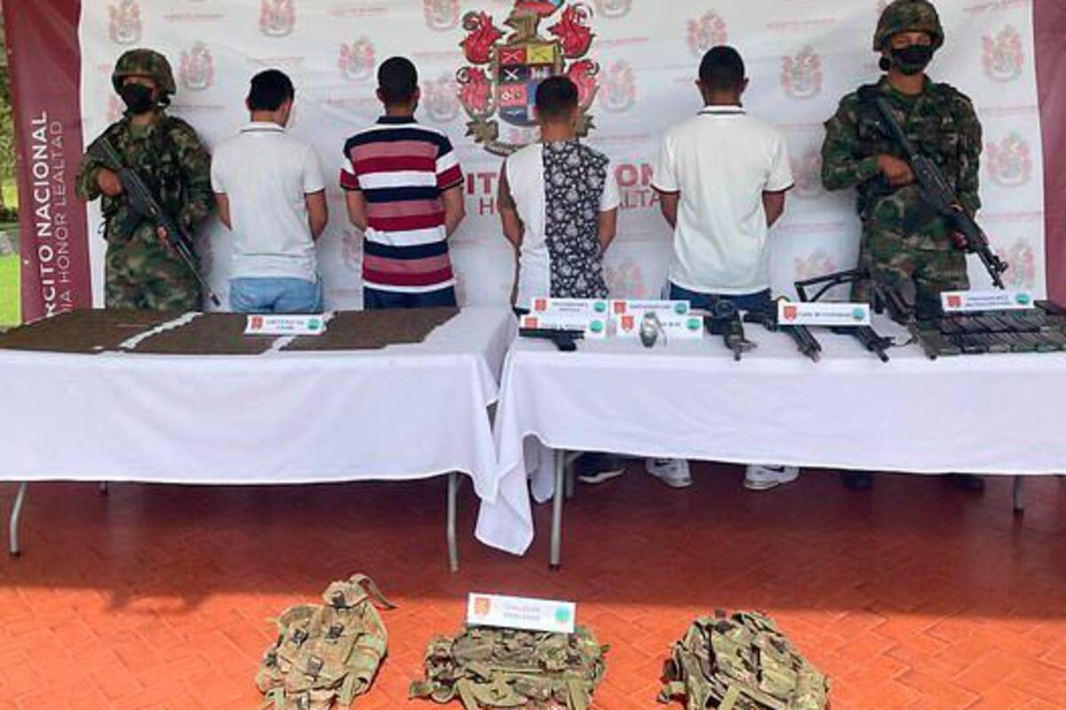 Cuatro integrantes de grupos armados ingresaron a la Ruta de la Legalidad