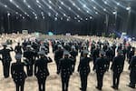 155 policías de Bolívar ascendieron durante ceremonia en Cartagena